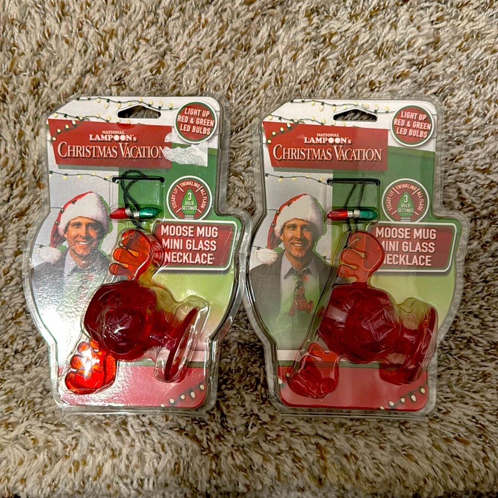 Moose Mug Glass Necklaces